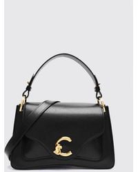 Coccinelle - C-Me Small Cowhide Leather Handbag With Removable Shoulder Strap - Lyst