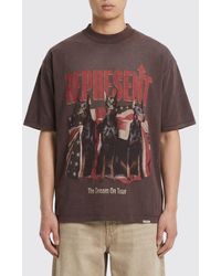 Represent - Printed Cotton T-Shirt - Lyst