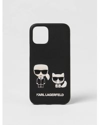 Karl Lagerfeld - Cover pvc gommato con logo - Lyst