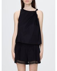 Twinset - Stretch Cotton Sleeveless Top - Lyst