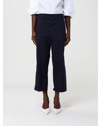 Liviana Conti - Claude Cotton Blend Cropped Fit Trousers - Lyst
