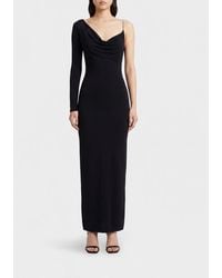 Elisabetta Franchi - Jersey One Shoulder Dress - Lyst