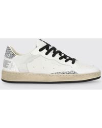 Crime London - Chelsea Leather Sneakers With Glitter - Lyst