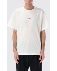 MM6 by Maison Margiela - Cotton T-Shirt With Logo - Lyst