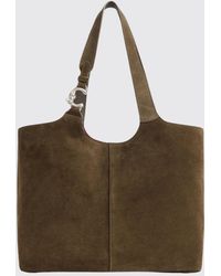 Coccinelle - C-Easy Large Leather And Suede Tote Bag With Inner Pouch - Lyst