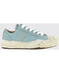 Maison Mihara Yasuhiro - Hank Og Grained Leather Sneakers With Distressed Effect - Lyst