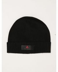 Peuterey - Beanie-Mütze Aus Woll-Kaschmir-Mischung Mit Umschlag Und Logo-Patch - Lyst