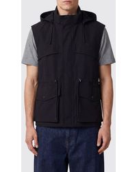 AURALEE - Technical Wool Vest With Flap Pockets And Concealed Closure - Lyst