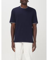 Brunello Cucinelli - Basic Cotton T-Shirt - Lyst