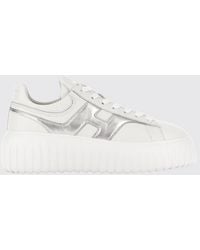 Hogan - H-Stripes Nappa Leather Sneakers - Lyst