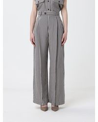 Tela - Striped Viscose Blend Pants - Lyst