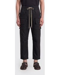 Rick Owens - Creatch Cotton Cargo Trousers - Lyst