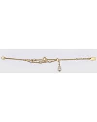 Chloé - Chlo&Eacute Brass Bracelet With Synthetic Pearls - Lyst