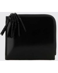 Comme des Garçons - Comme Des Gar&Ccedil	Ons Patent Leather Wallet With Tassels And Zip Closure - Lyst