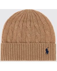 Polo Ralph Lauren - Wool And Cashmere Beanie With Embroidered Logo - Lyst