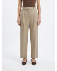 Brunello Cucinelli - Linen Palazzo Trousers - Lyst
