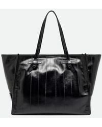 Gianni Chiarini - Marcella Calfskin Leather Shoulder Bag With Laminated Logo - Lyst