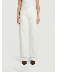 Anine Bing - Wide Leg Denim Jeans - Lyst