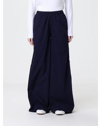 Save The Duck - Technical Fabric Palazzo Pants - Lyst