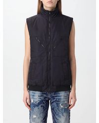MM6 by Maison Margiela - Technical Nylon Gilet With High Neck And Zip Closure - Lyst