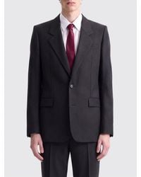 Saint Laurent - Single-Breasted Wool Blazer - Lyst