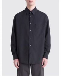Lemaire - Cotton And Silk Shirt - Lyst