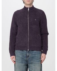 Carhartt - Curtis Wool Blend Turtleneck Zip-Up Cardigan - Lyst