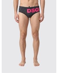 DSquared² - Maxi Logo Swimsuit - Lyst