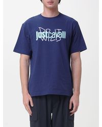 Just Cavalli - Cotton T-Shirt With Logo - Lyst