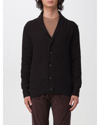Brooksfield - Shawl Collar Wool Cardigan With Button Closure - Lyst