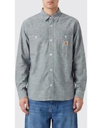 Carhartt - Slim Fit Cotton Casual Shirt With French Collar And Patch Pocket - Lyst