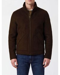 Colmar - Chaqueta Corta De Ante Sintético Con Cuello Alto - Lyst