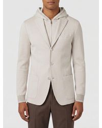 Eleventy - Single-Breasted Cotton Blazer - Lyst