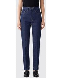 Chloé - Chlo&Eacute Slim Fit Cotton Denim Jeans - Lyst