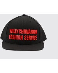 Willy Chavarria - Cotton Twill Baseball Cap With Embroidered Logo - Lyst