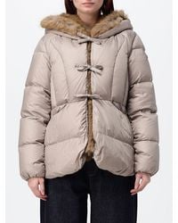 Peuterey - Short Quilted Nylon Puffer Jacket With Hood And A Relaxed Fit - Lyst