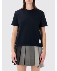 Thom Browne - Four-Bar Cotton T-Shirts - Lyst