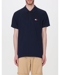 Tommy Hilfiger - Polo in piquet con logo - Lyst