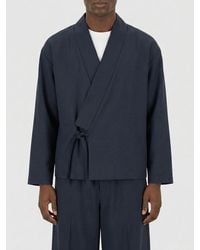 KENZO - Wool Blend Kimono Jacket - Lyst