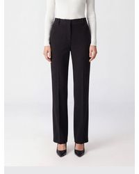 Ermanno Scervino - Mid-Rise Straight-Leg Crêpe Trousers - Lyst