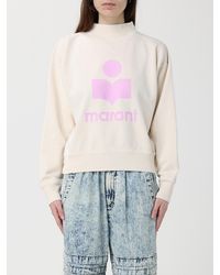 Isabel Marant - Moby Cotton Logo Sweatshirt - Lyst