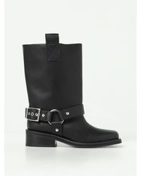 Ganni - Flat Ankle Boots - Lyst