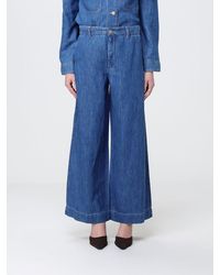 Max Mara - Jeans Mastice De Mezclilla De Pierna Ancha - Lyst