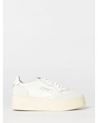 Autry - Medalist Platform Low Leather Sneakers - Lyst