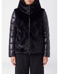 Herno - Quilted Technical Fabric Short Down Jacket With High Neck And Zip - Lyst