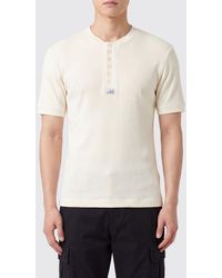 Magliano - Slim Fit Stretch-Cotton T-Shirt With Six-Button Placket - Lyst