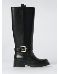 ARMANI EXCHANGE - Flat Ankle Boots - Lyst