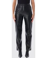 Loulou de Saison - High-Waisted Straight Leg Trousers - Lyst