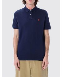 Polo Ralph Lauren - Basic Cotton Polo Shirt With Pony Logo - Lyst