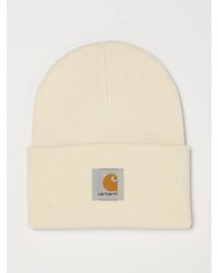 Carhartt - Acrylic Beanie Hat With Embroidered Logo And Turn-Up - Lyst